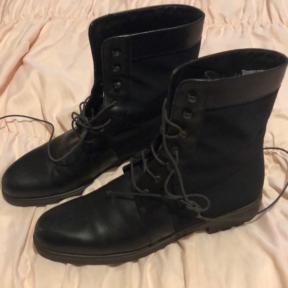 ferragamo combat boots